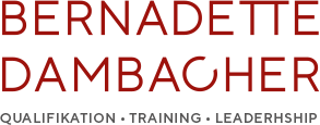 BERNADETTE DAMBACHER | Qualifikation · Training · Leadership